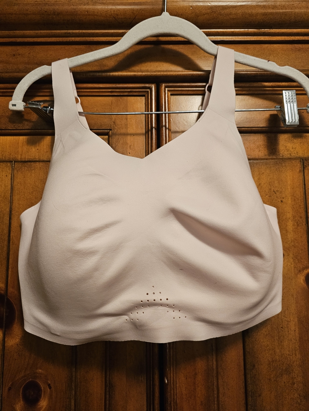 Brooks Light Blush High-Support Seamless Sports Bra